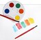 Bulk Watercolors Round Paint Pack with Brushes - 50 Sets with 5 Washable Colors Each - Great for Kids, Classrooms, Parties, Students, Donations, Party Favors, All Ages